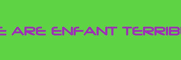 WE ARE ENFANT TERRIBLE Logo