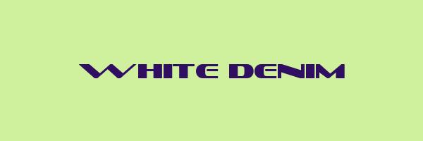 WHITE DENIM Logo