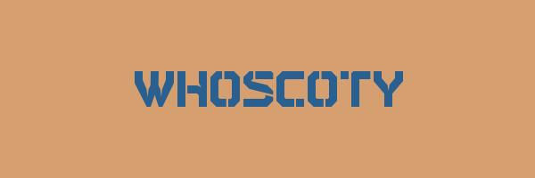 WHOSCOTY Logo
