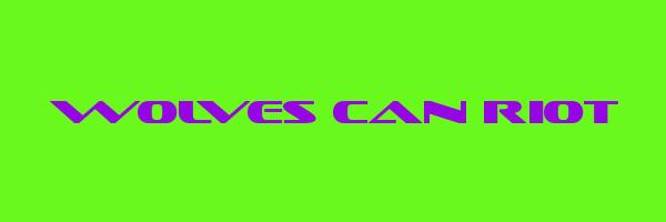 WOLVES CAN RIOT Logo