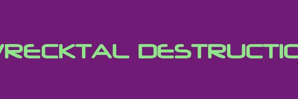 WRECKTAL DESTRUCTION Logo