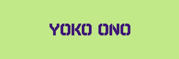YOKO ONO Logo