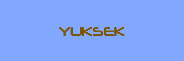 YUKSEK Logo