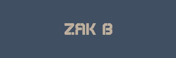 ZAK B Logo