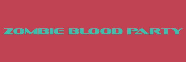 ZOMBIE BLOOD PARTY Logo